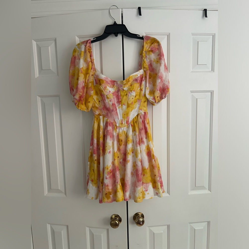 Bardot corset dress